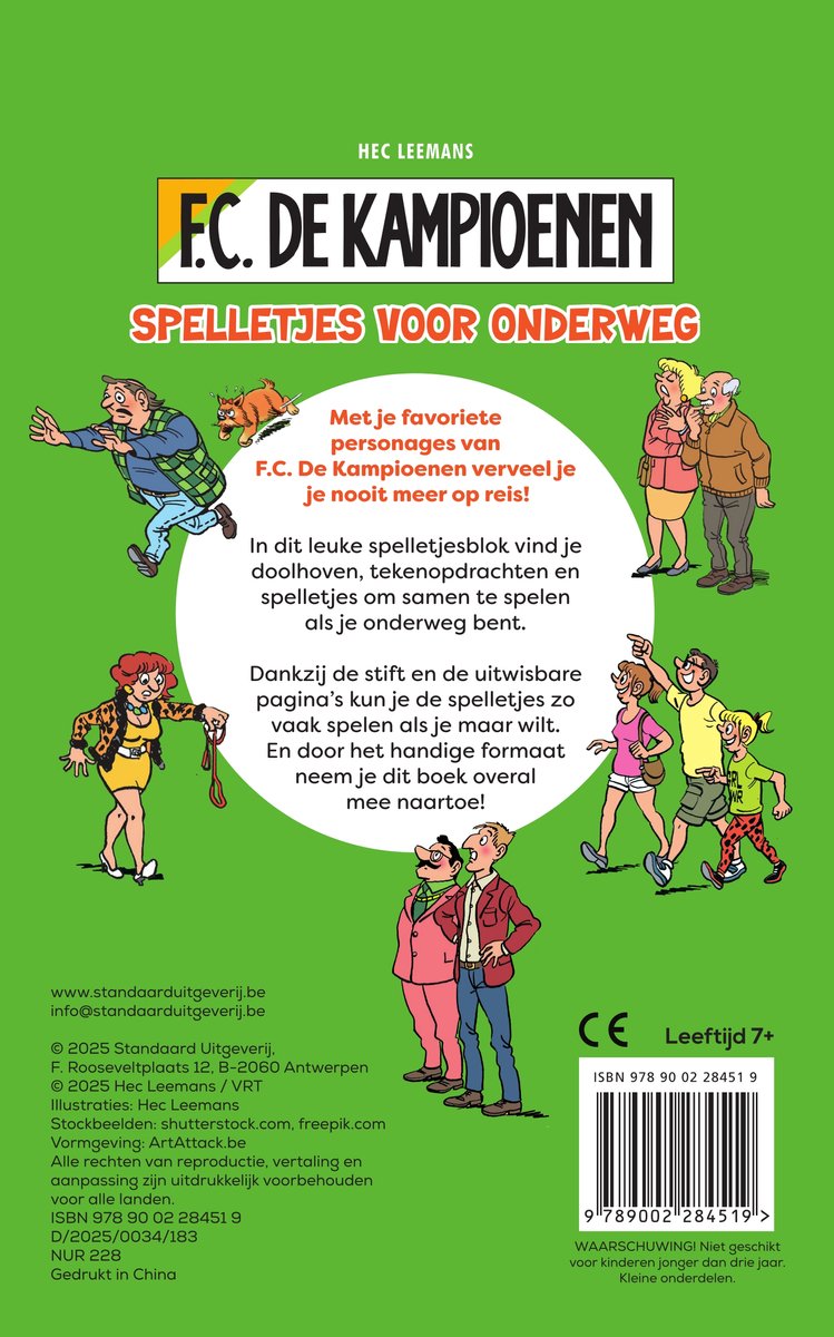 FC De Kampioenen - Spelletjes voor onderweg - Hec Leemans