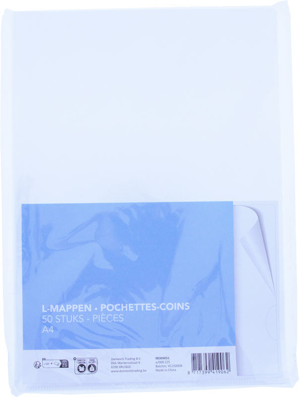 Zichtmap A4 - 50st - clear pp 100micron