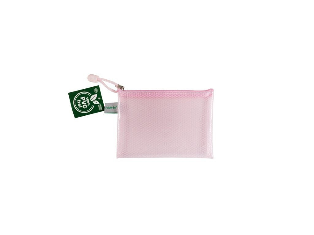 Opbergtas met rits - PVC vrije folie - ass. kleuren