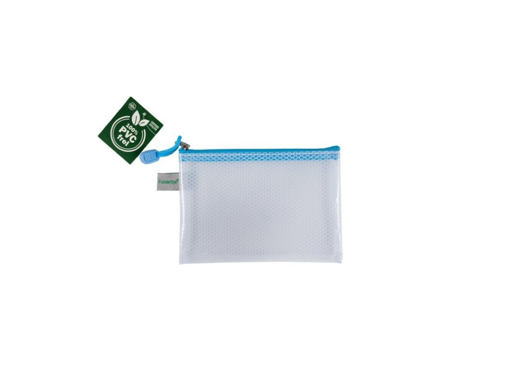 Opbergtas met rits - PVC vrije folie - ass. kleuren