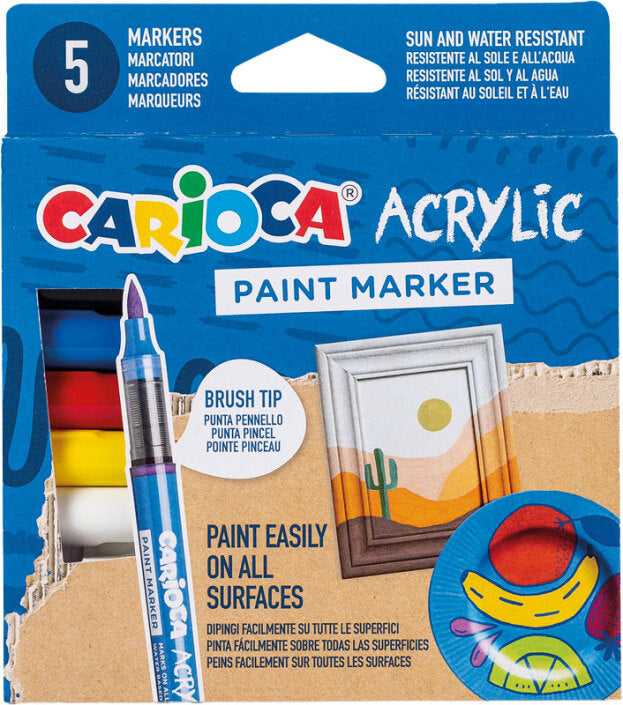 CARIOCA Acrylic paint marker - 5st