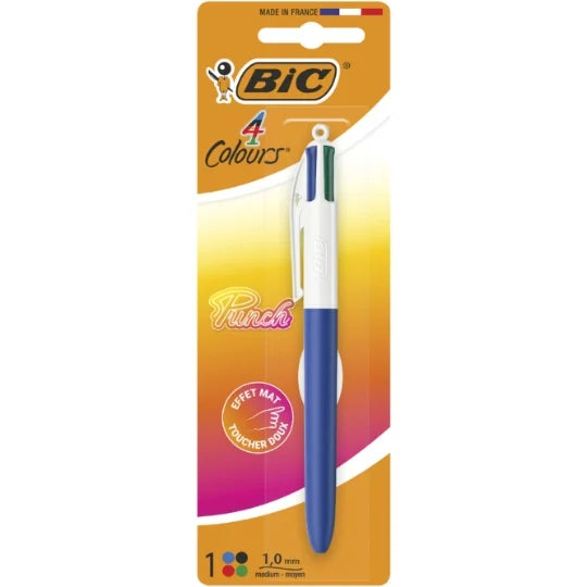 BIC 4kleuren balpen - uni vif