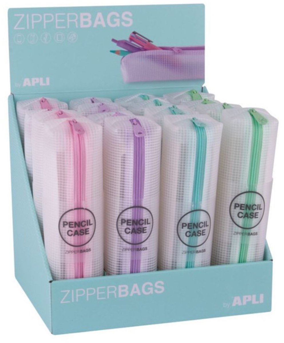 APLI Pennentas Zipperbags - pastel
