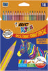 BIC Kids Evolution stripes kleurpotloden - 18st.