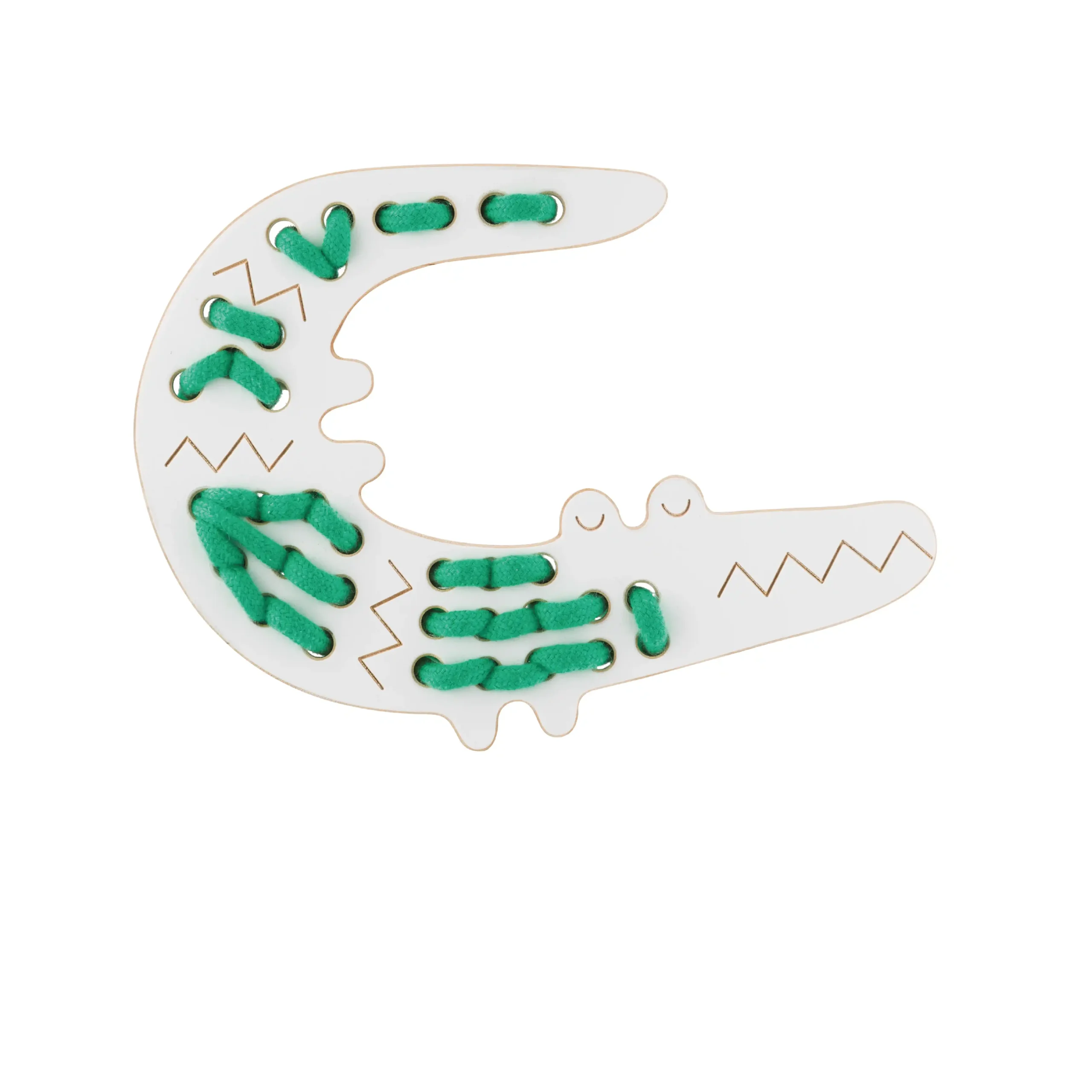 MILIN Lacing Toy George The Crocodile