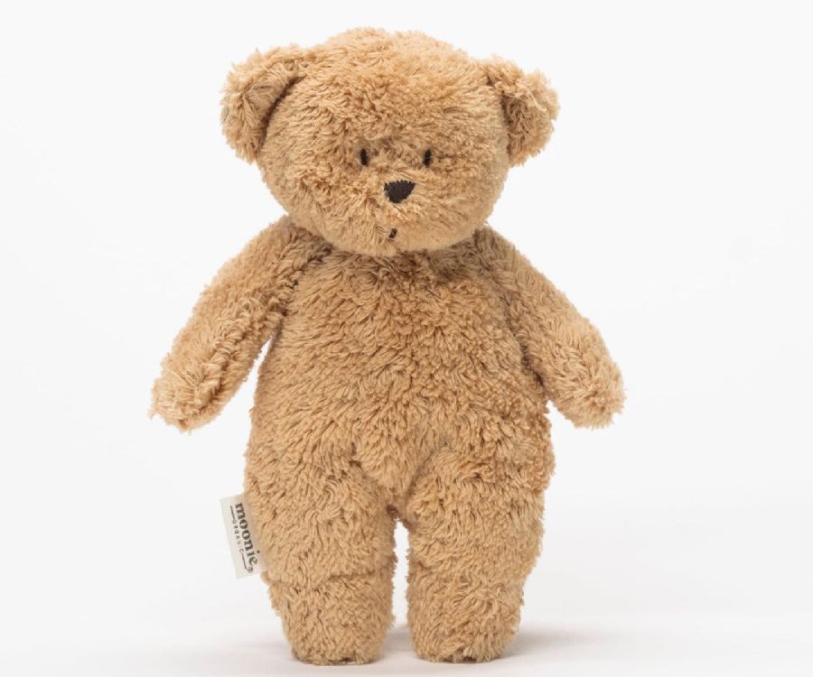 MOONIE Sensory knuffel little teddy - cappuccino