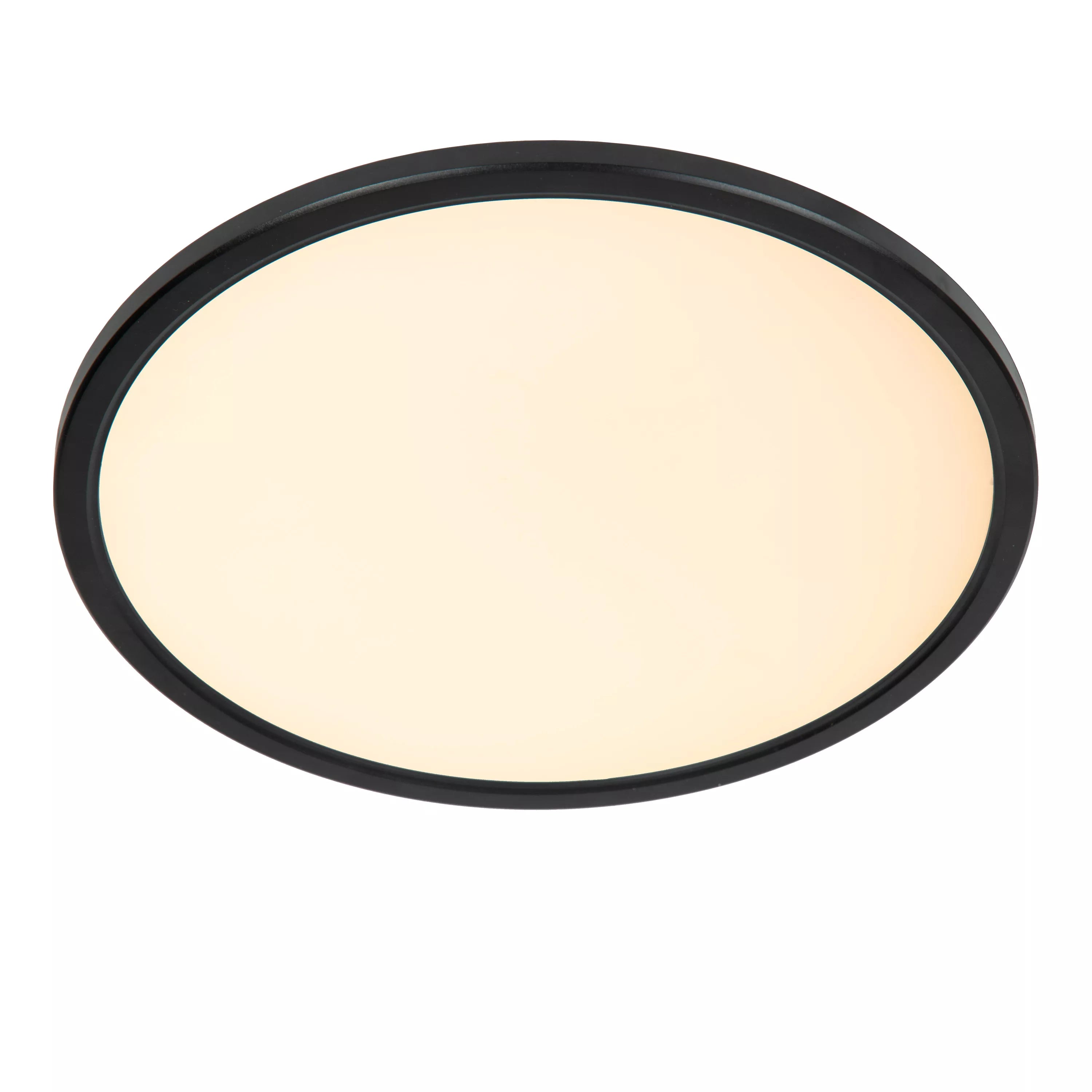 Lucide CASTOR Plafondlamp binnen/ buiten 32cm - LED dimb. CCT - 1x20W 2700K/6500K IP44 RGB opaal