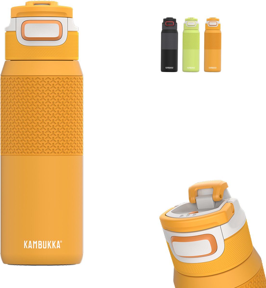KAMBUKKA Elton insulated drinkfles 750ml - mango maniac