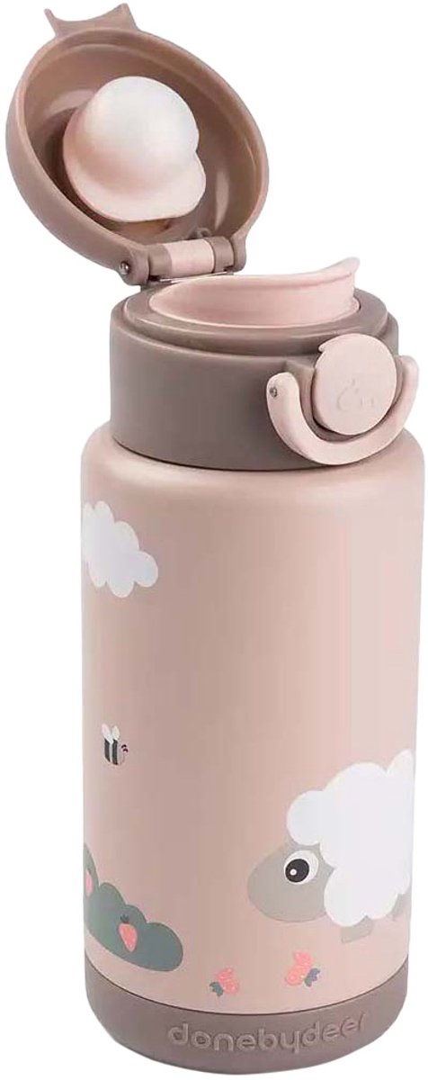 Done By Deer isoleerfles 340ml - tiny farm powder pink
