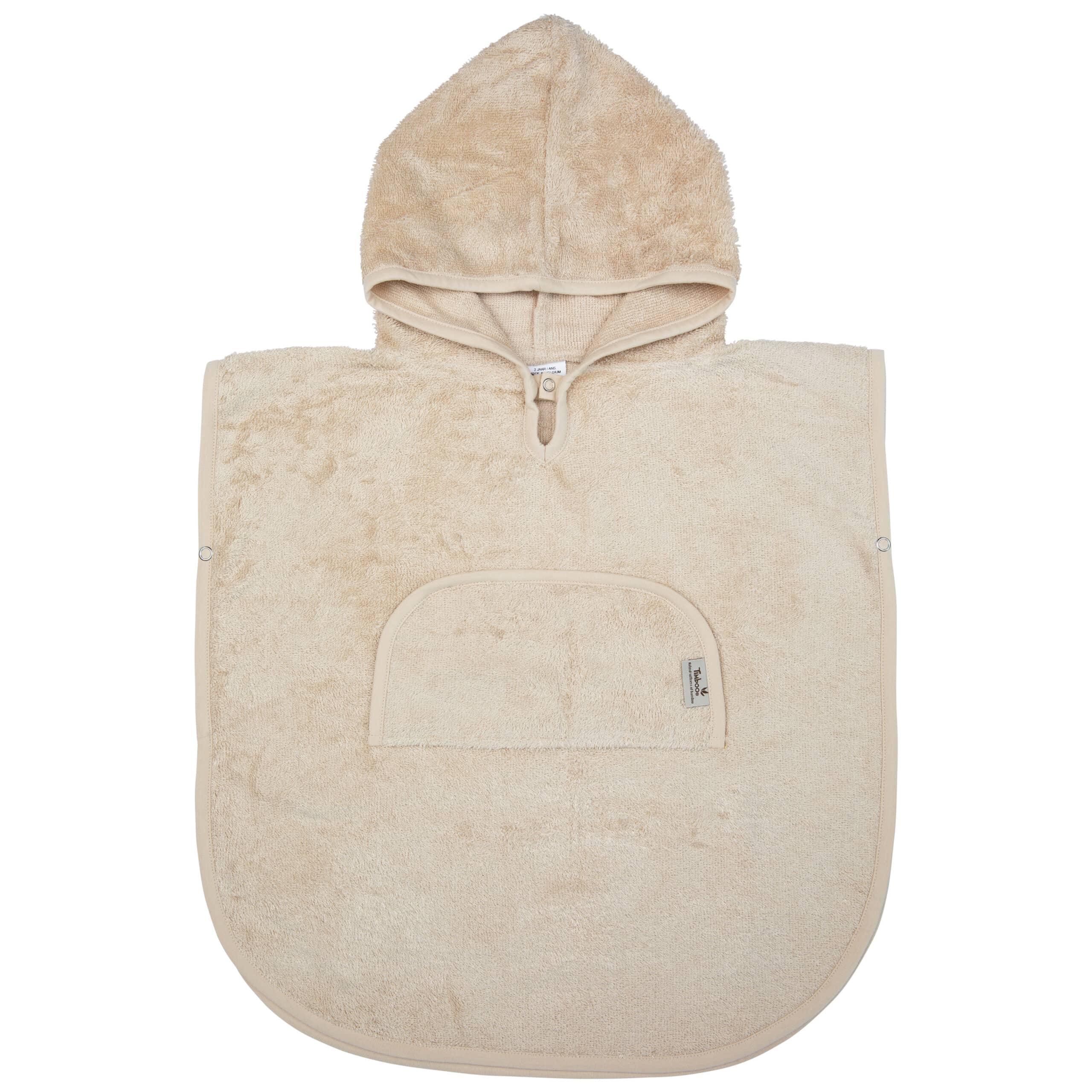 TIMBOO Poncho V-neck - 4/6j.- frosted almond