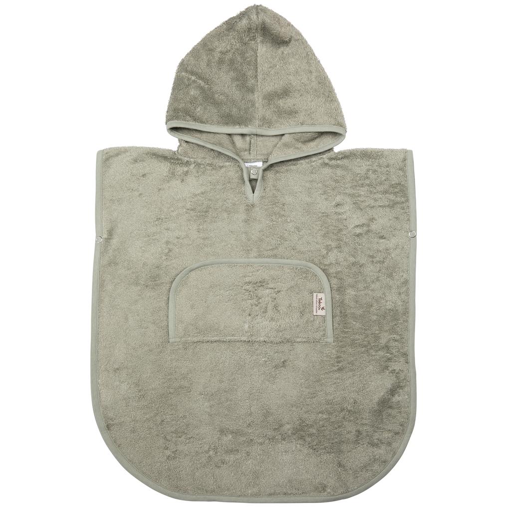 TIMBOO Poncho V-neck - 4/6j.- whisper green