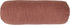 TISECO Cotton slub bolster kussen - dia 15x45cm - rust rol
