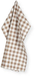 TISECO Gingham keukenhanddoeken 2st.- 50x70cm - cognac