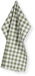 TISECO Gingham keukenhanddoeken 2st.- 50x70cm - olijfgroen