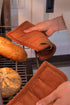 TISECO Velmar pannenlappen 2st.- 20x20cm - cognac