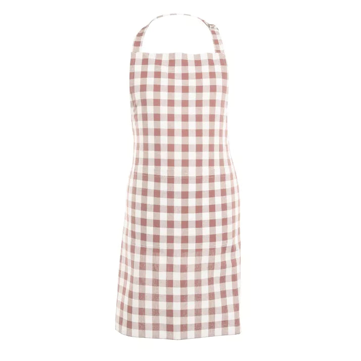 TISECO Gingham schort - 80x74cm - roze