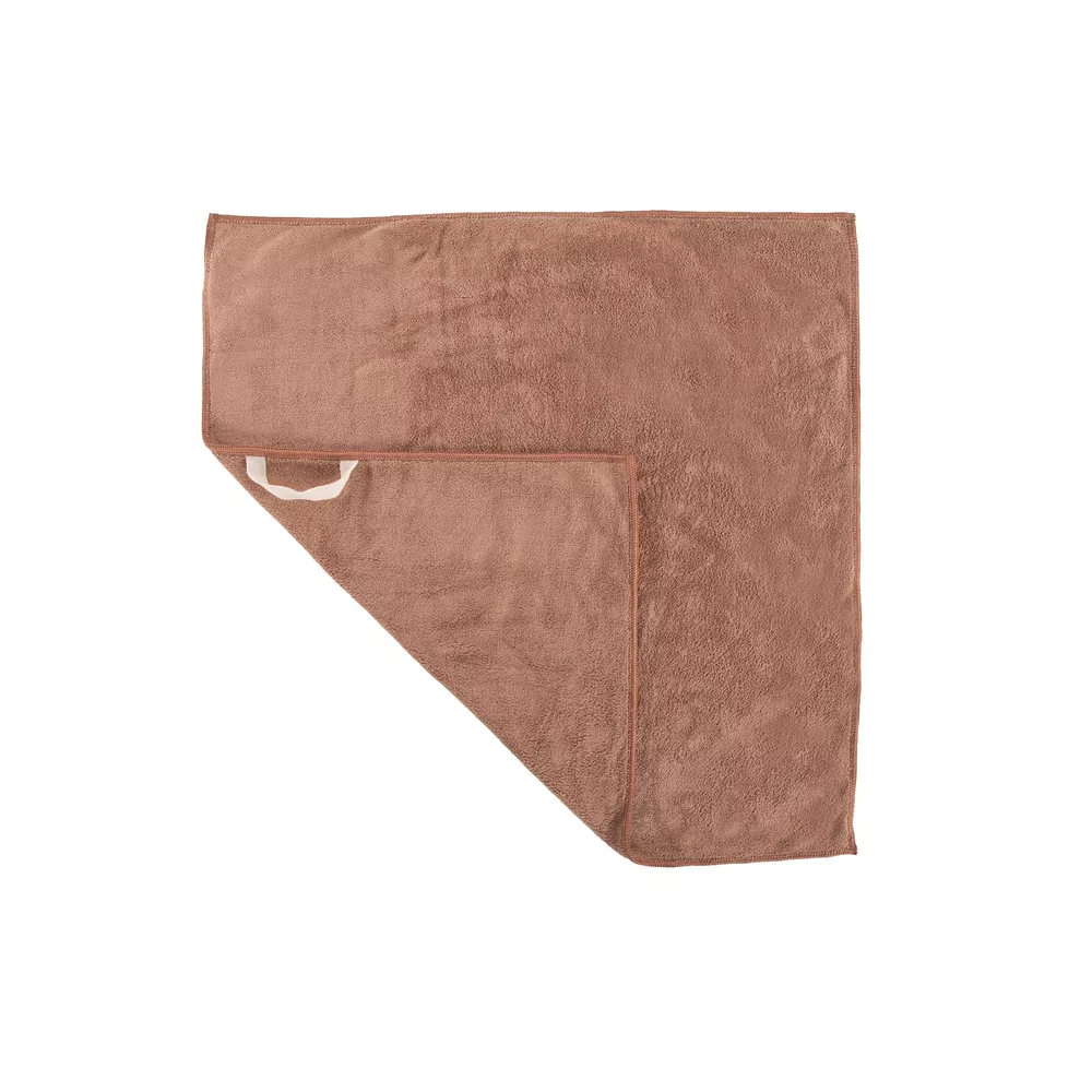 TISECO Essentials microvezel handdoeken 2st.- 50x50cm - cognac