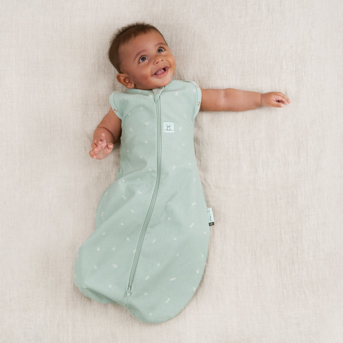 ERGOPOUCH Cocoon inbaker slaapzak  TOG 0.2 - sage - 0/3m