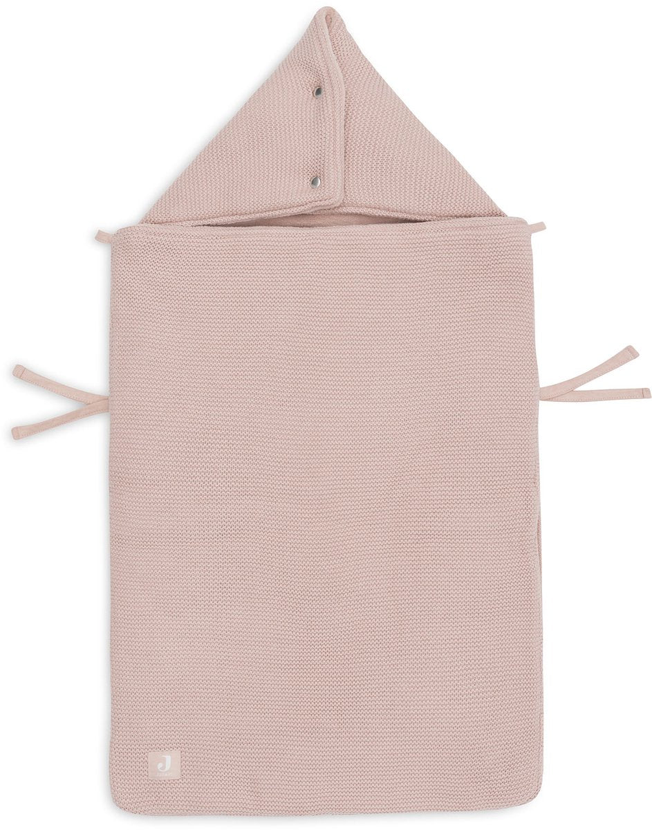 JOLLEIN Voetenzak groep 0+ 3/5punts - gordel basic knit wils rose