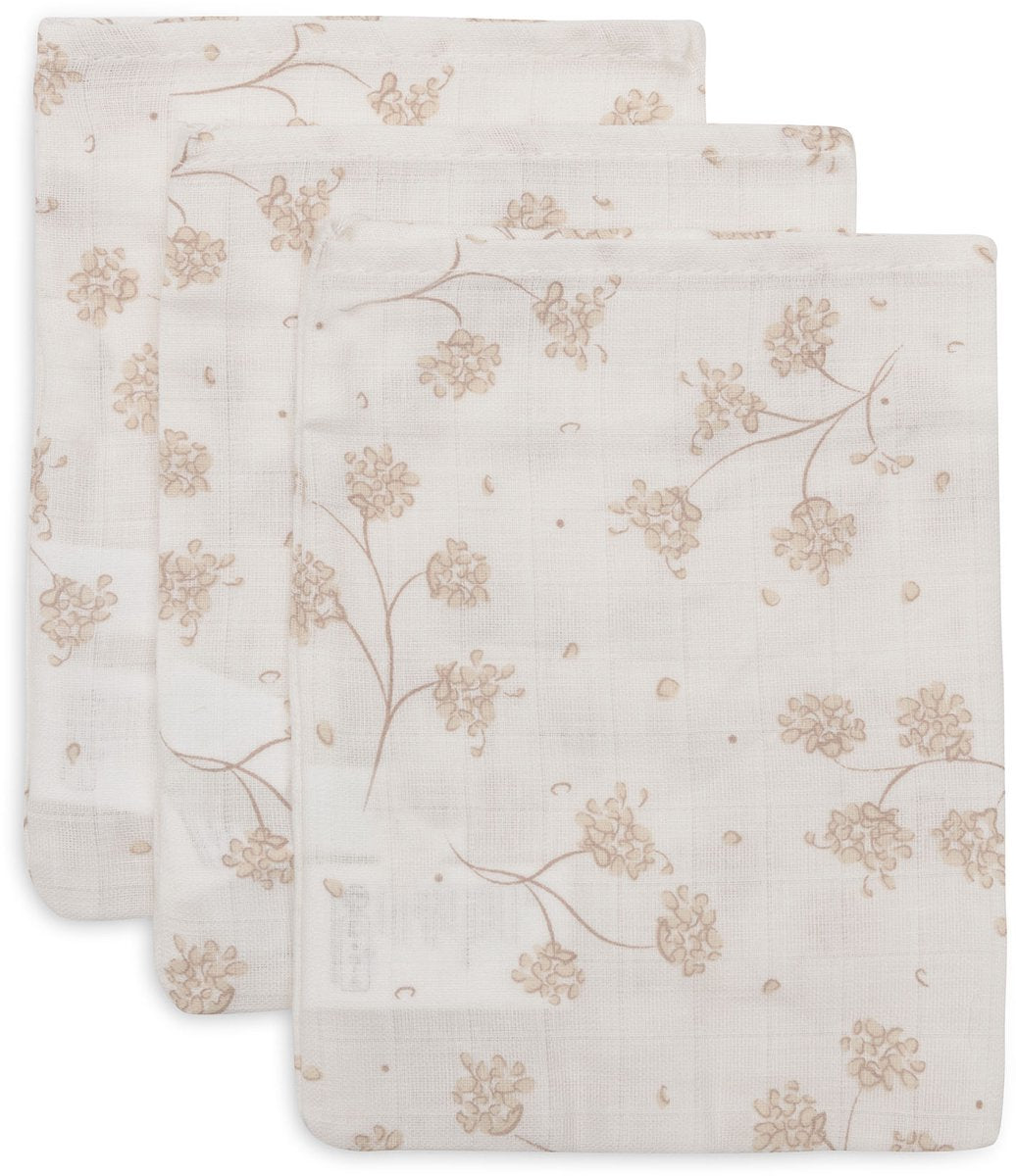 JOLLEIN Hydrofiel washandje 15x20cm - Leafy Dreams - 3st