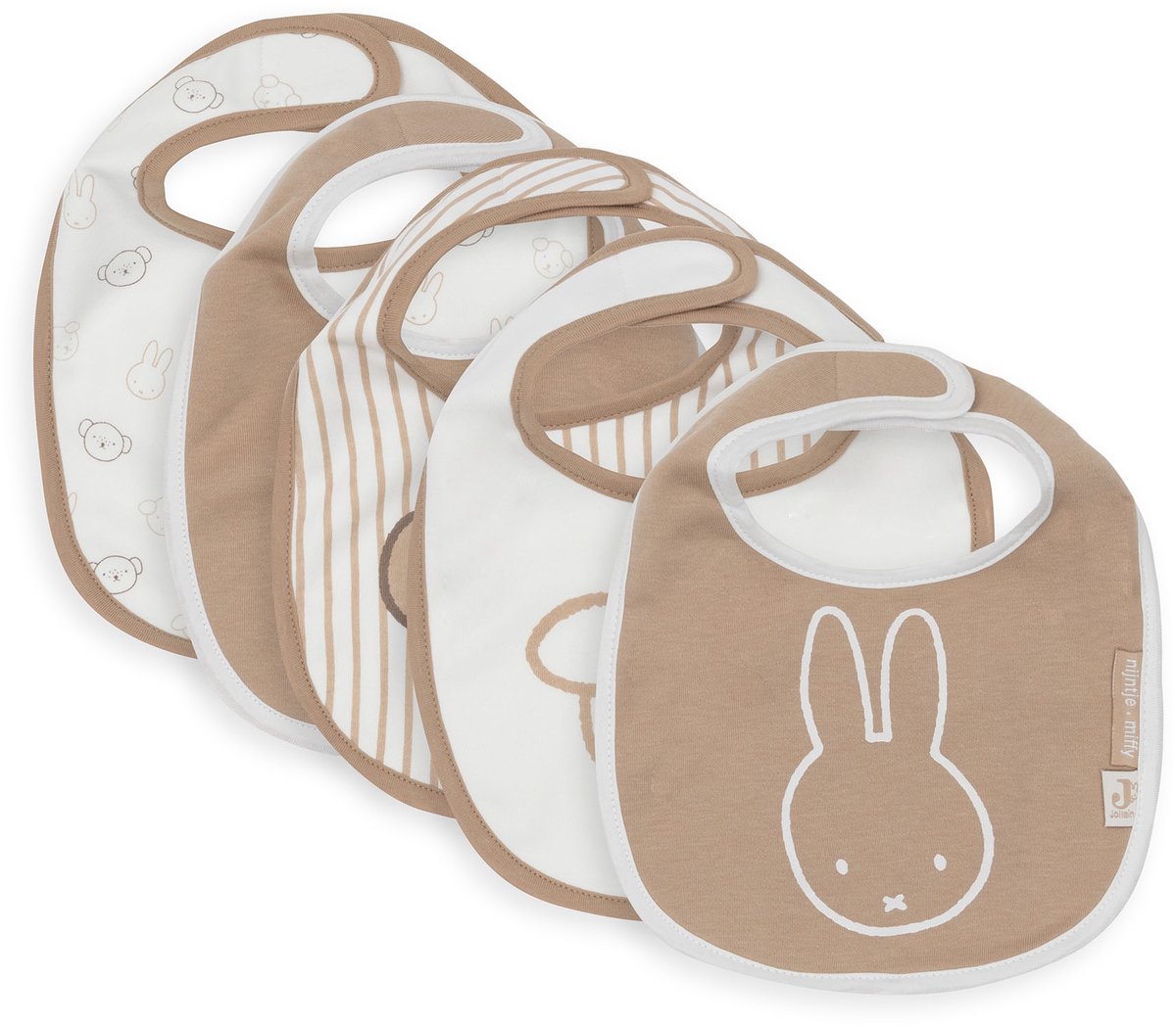 JOLLEIN Slab jersey waterproof - miffy hands 5pack