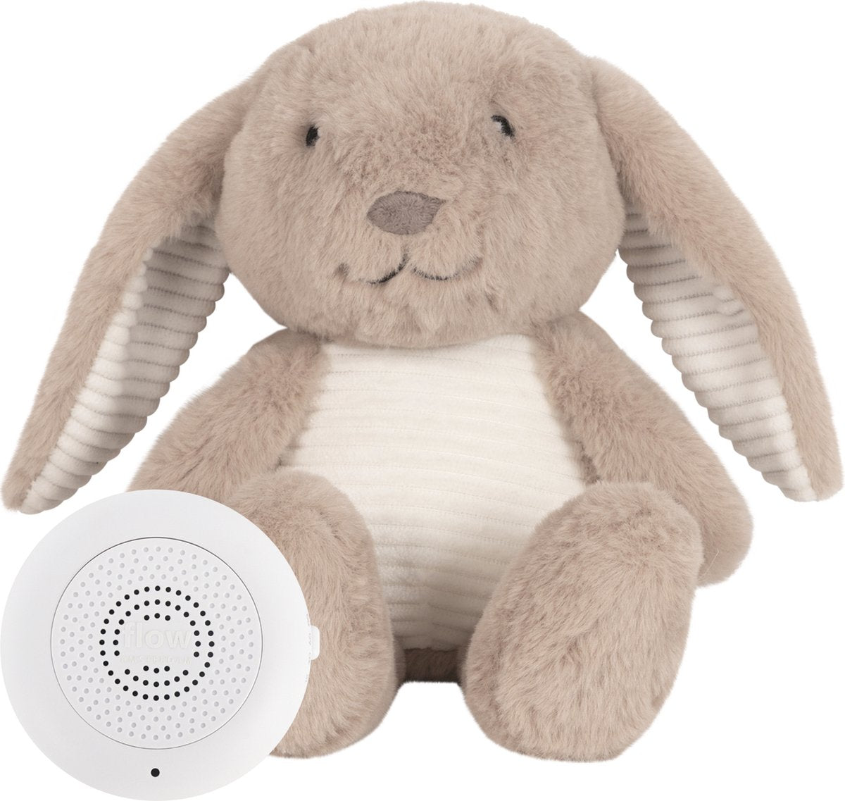 FLOW hartslagknuffel oplaadbaar - Milo, konijn bruin