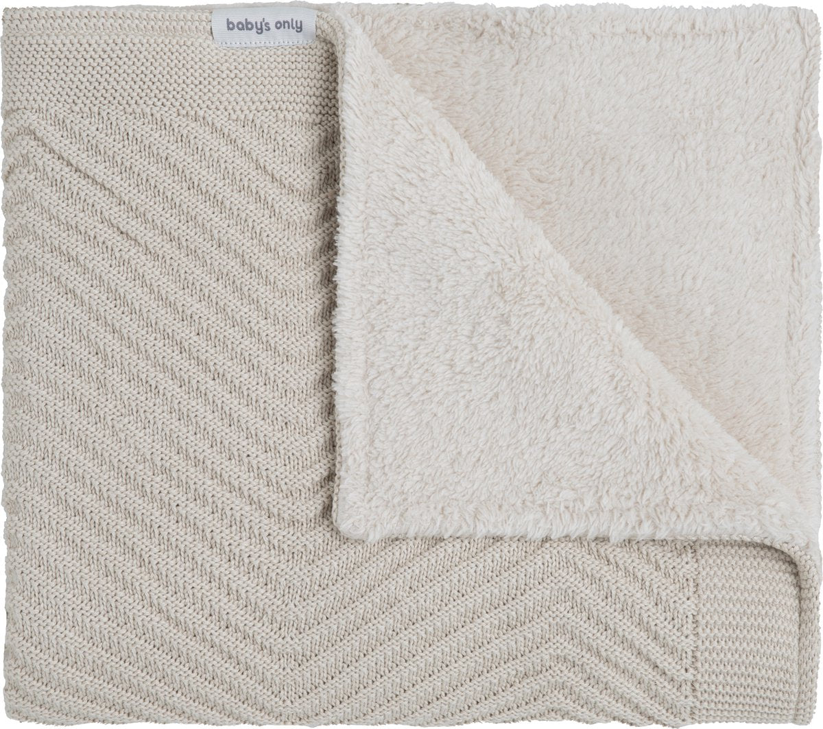 BABY'S ONLY Grace wiegdeken teddy - warm linen