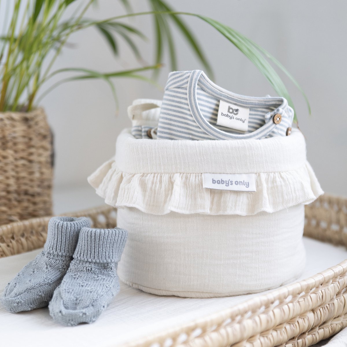 BABY'S ONLY Calm commodemandje - warm linen