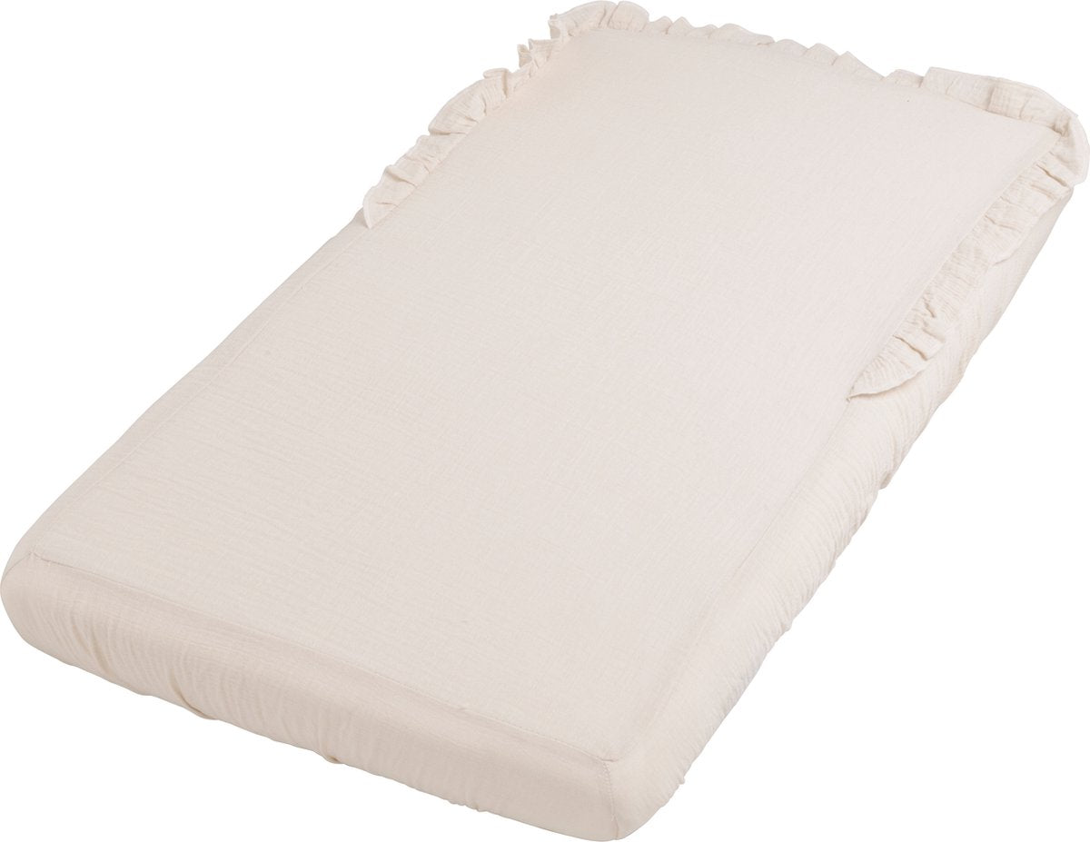 BABY'S ONLY Calm hoeslaken 60x120cm - warm linen