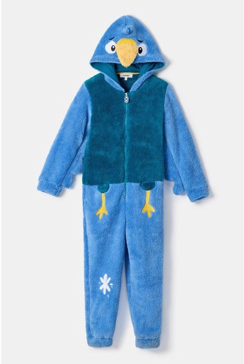 WOODY Unisex onesie - duif - 8Y