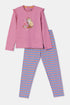 WOODY Meisjes pyjama - roze - 18m