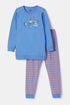 WOODY Meisjes pyjama - blauw - 4Y