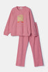WOODY Dames pyjama - roze - L