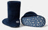 WOODY Pantoffels - donkerblauw - 40/43