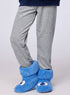 WOODY Pantoffels oogjes - blauw - 26/30