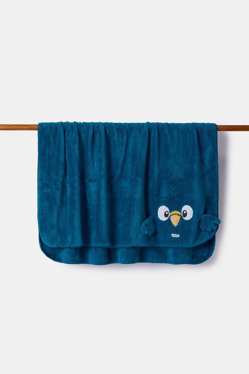 WOODY Plaid - 150x200cm - groenblauw