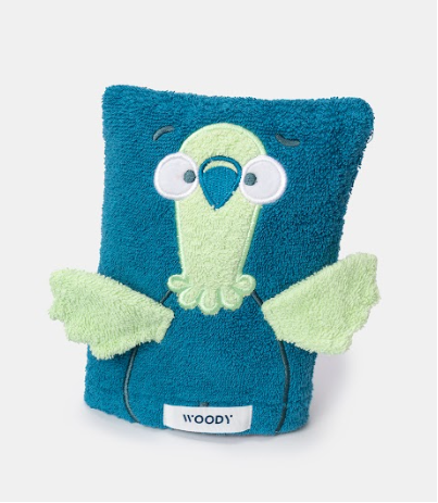 WOODY Washandje - duif