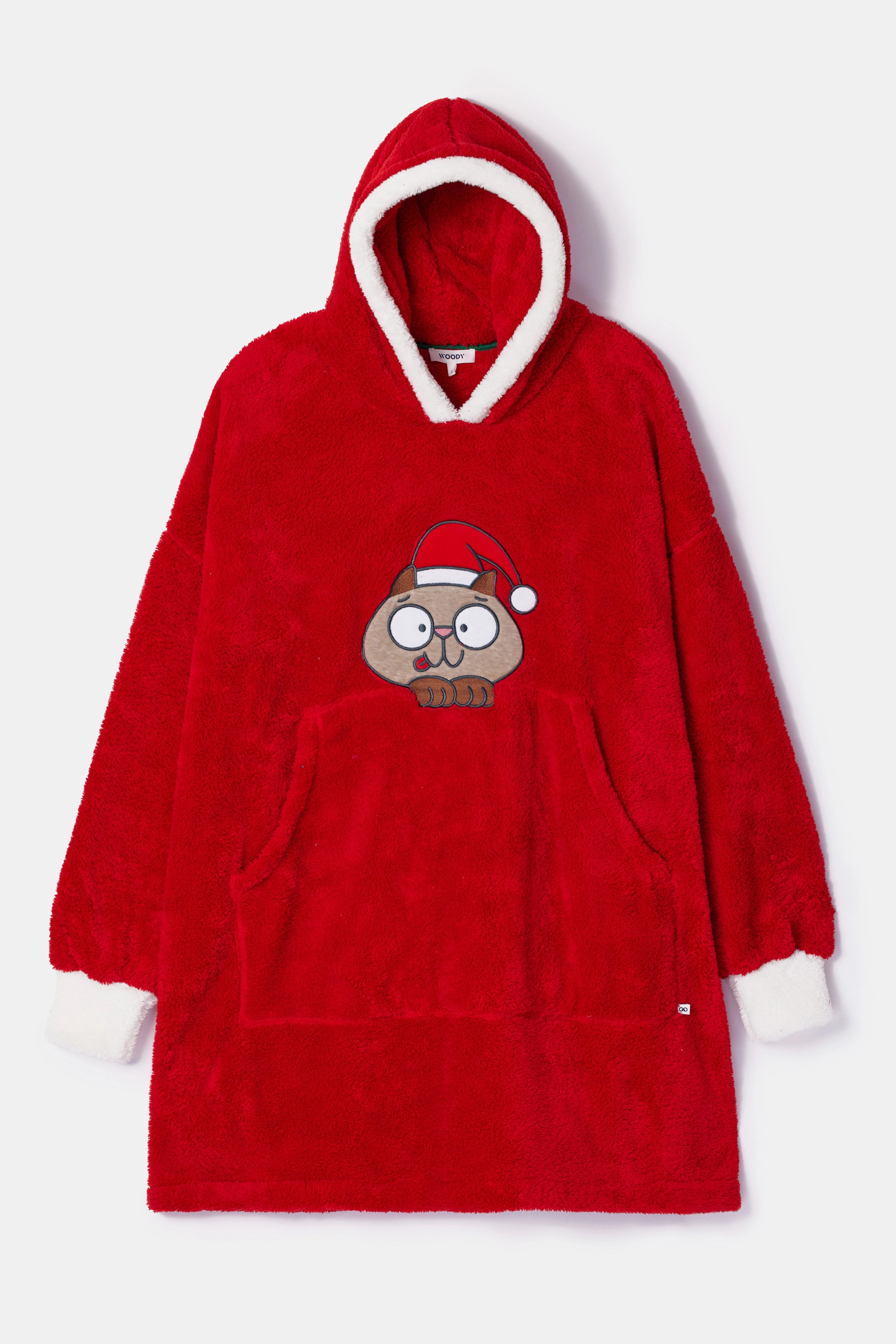 WOODY Kinder unisex sweater - rood