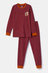WOODY Jongens pyjama - rode streep - 12Y