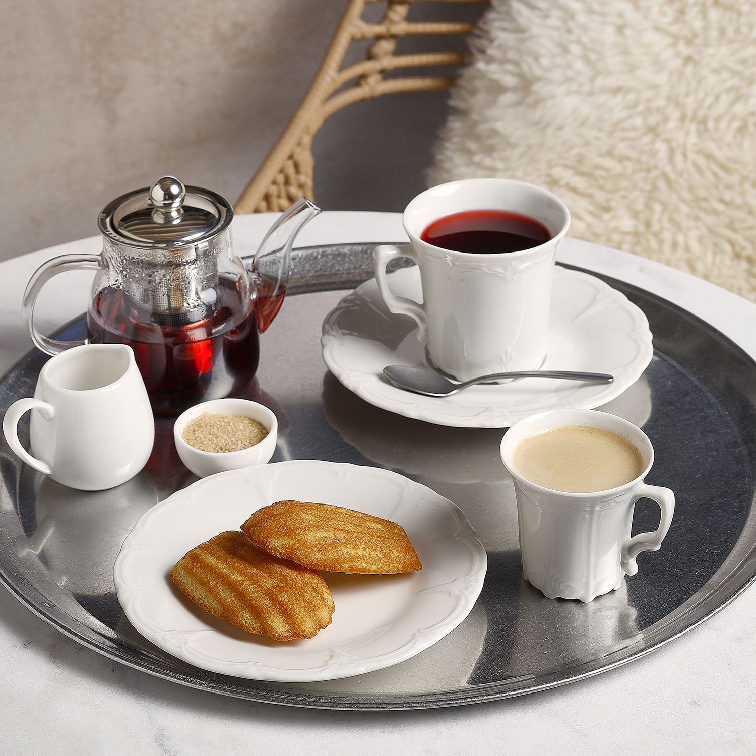 BONBISTRO Retro kop 20cl - ivoor