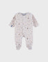 NOUKIES babypyjama JUNGLE - fluweel beige - 1M