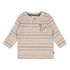 FEETJE Howdy B Longsleeve streep - taupe mel.- 68