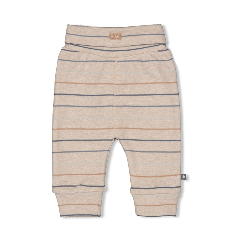 FEETJE Howdy B Broek streep - taupe mel.- 68