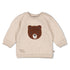 FEETJE Wild World B Longsleeve sweater - taupe mel.- 86