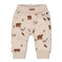 FEETJE Wild World B Broek print - taupe mel.- 92