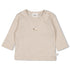 FEETJE Sleepy Sheepy U Longsleeve rib met streep - taupe mel.- 62
