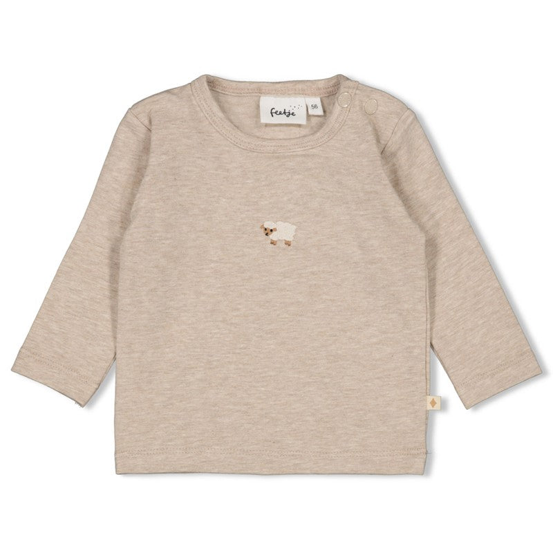 FEETJE Sleepy Sheepy U Longsleeve - taupe mel.- 56