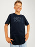 JACK&JONES T-shirt JJECORP logo - stormy weather - 128