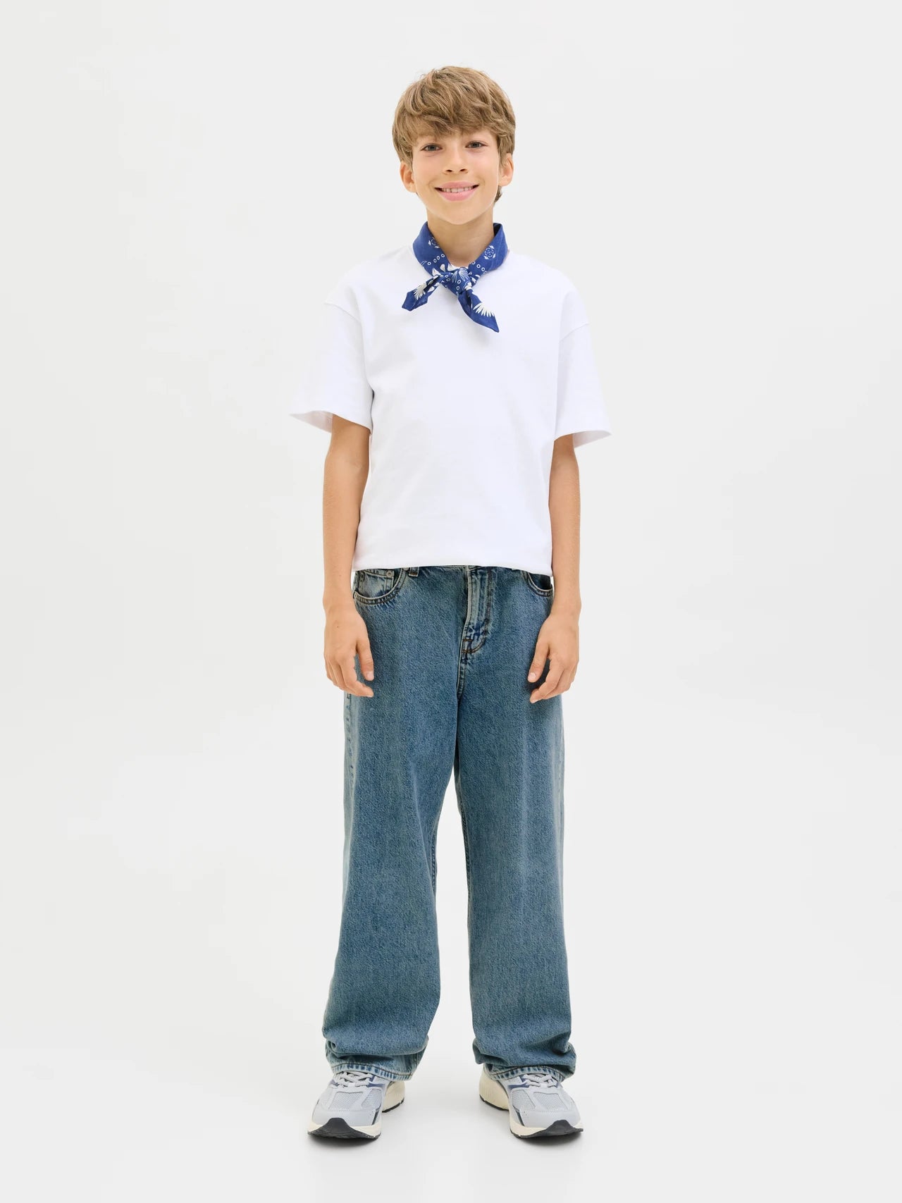 JACK&JONES Jeansbroek JJIALEX baggy - blauw - 146