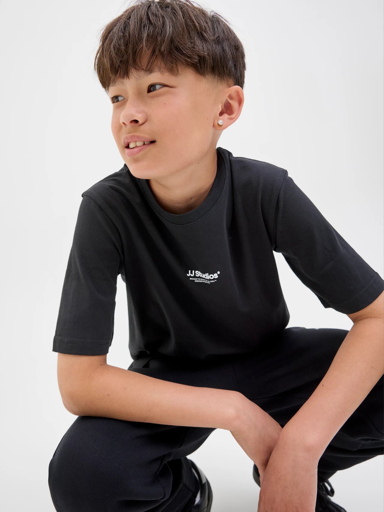 JACK&JONES T-shirt JJESOHO - zwart - 152